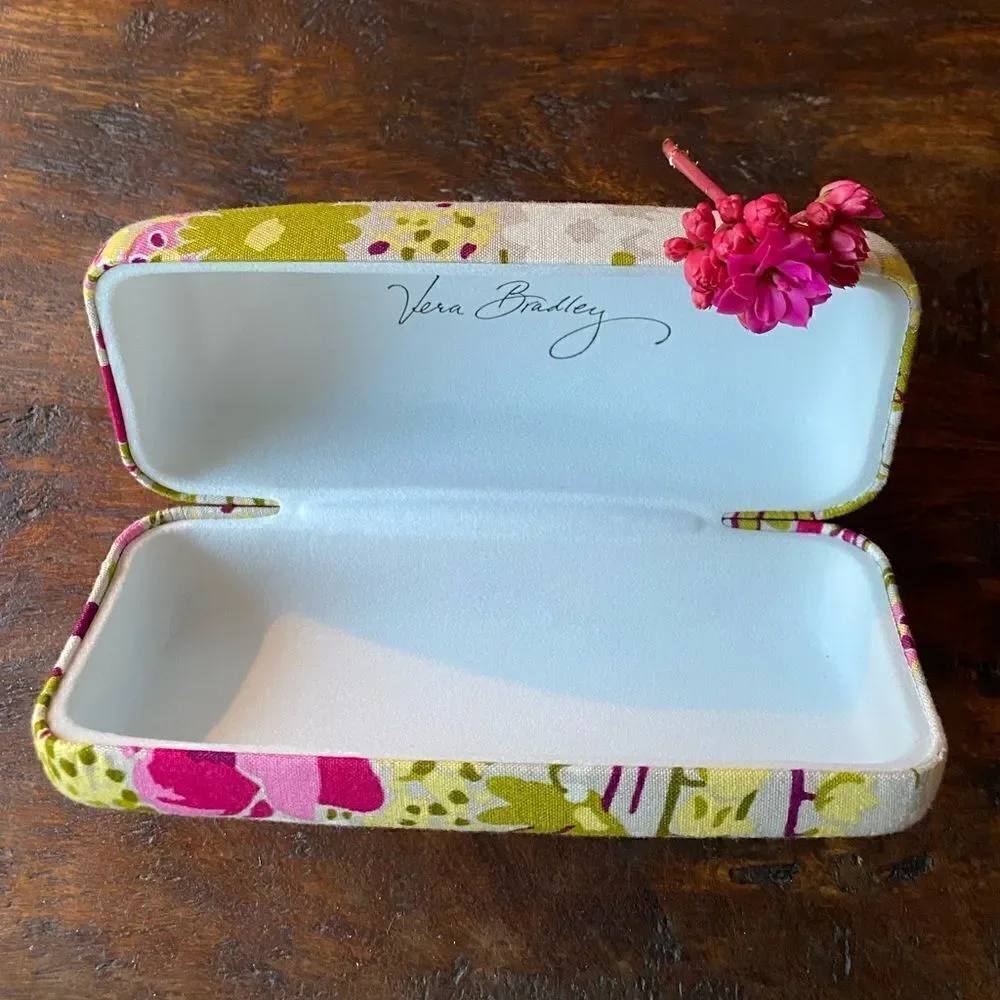 Vera Bradley Floral Hardcase Sunglasses/Glasses Holder. Excellent Condition!